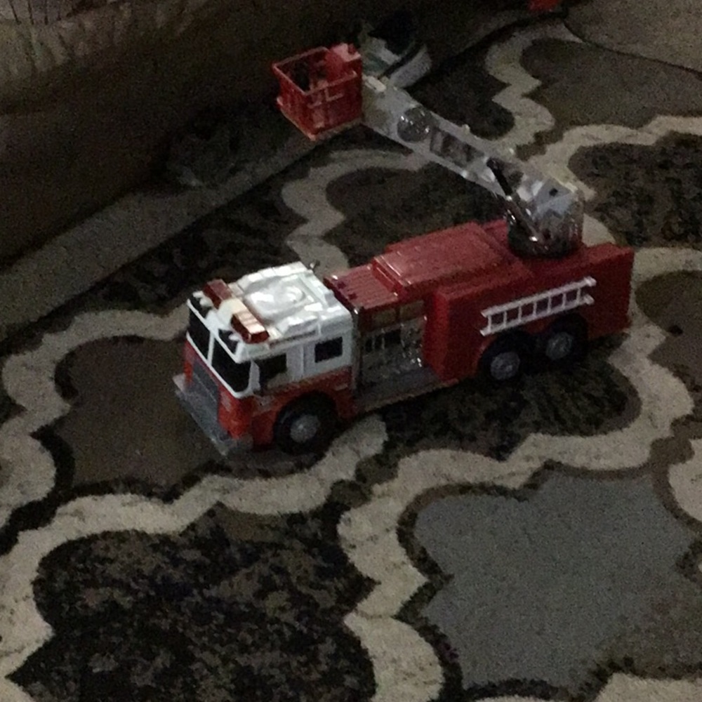 Toy firetruck